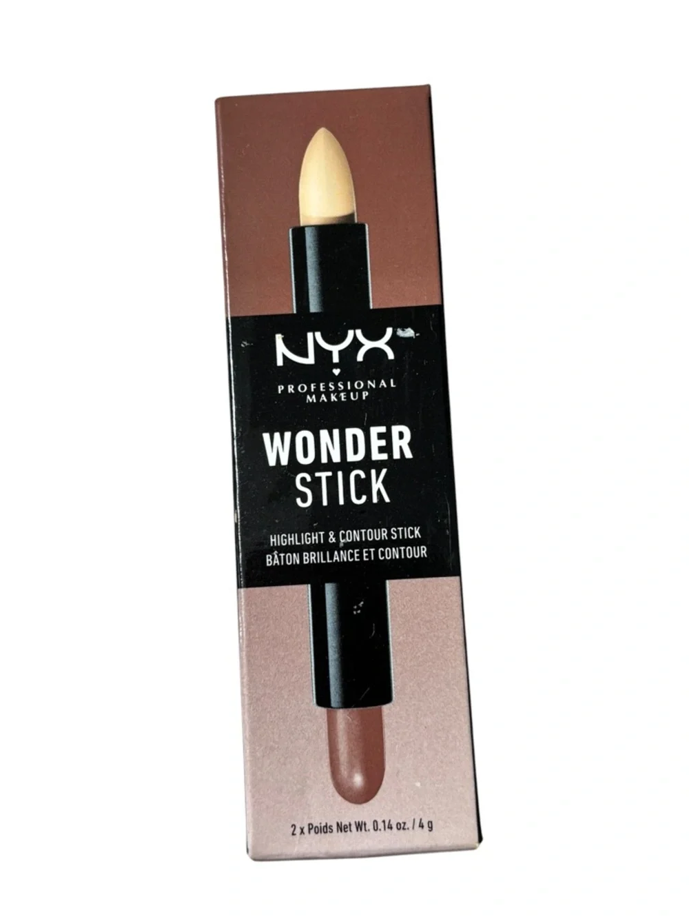 NYX Wonder Stick Highlight & Contour Stick Light Medium WS01 NIB Cream Contour